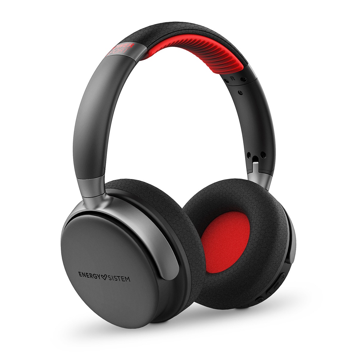 Auriculares de diadema Energy Sistem Power Sport, Bluetooth 5.3, Negro Negro-1