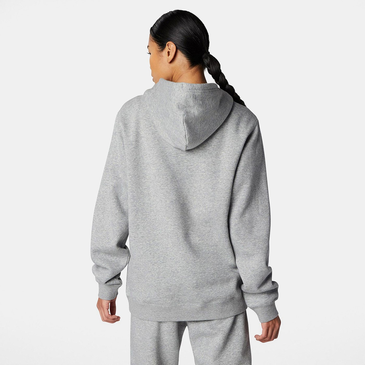 Sweatshirt Unisex Go-to Embroidered Star Chevron Fleece Hoodie Converse Cinzento-5