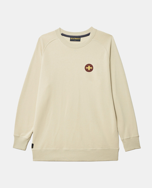 Imagen 0 de Sudadera de hombre sin capucha serigrafiada.