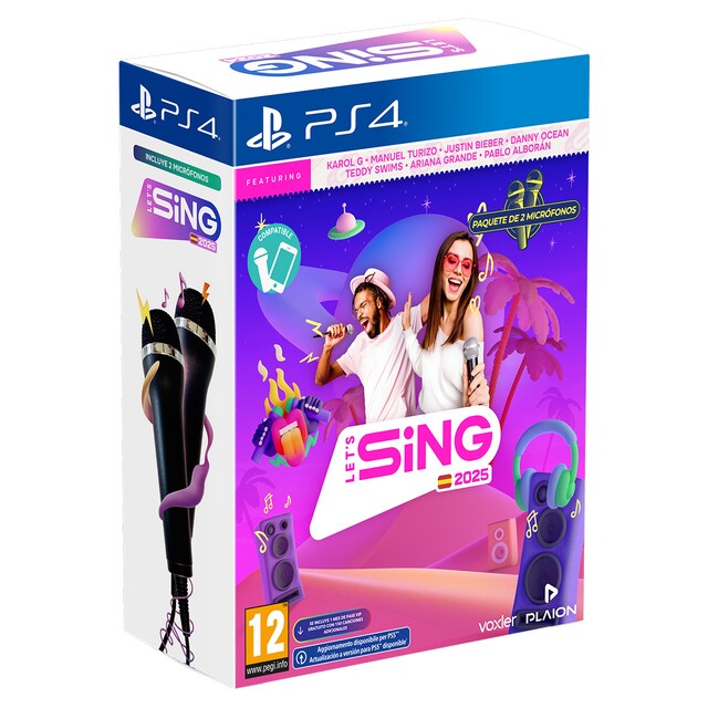 Imagen 0 de Let's Sing 2025 + 2 Micros PlayStation 4