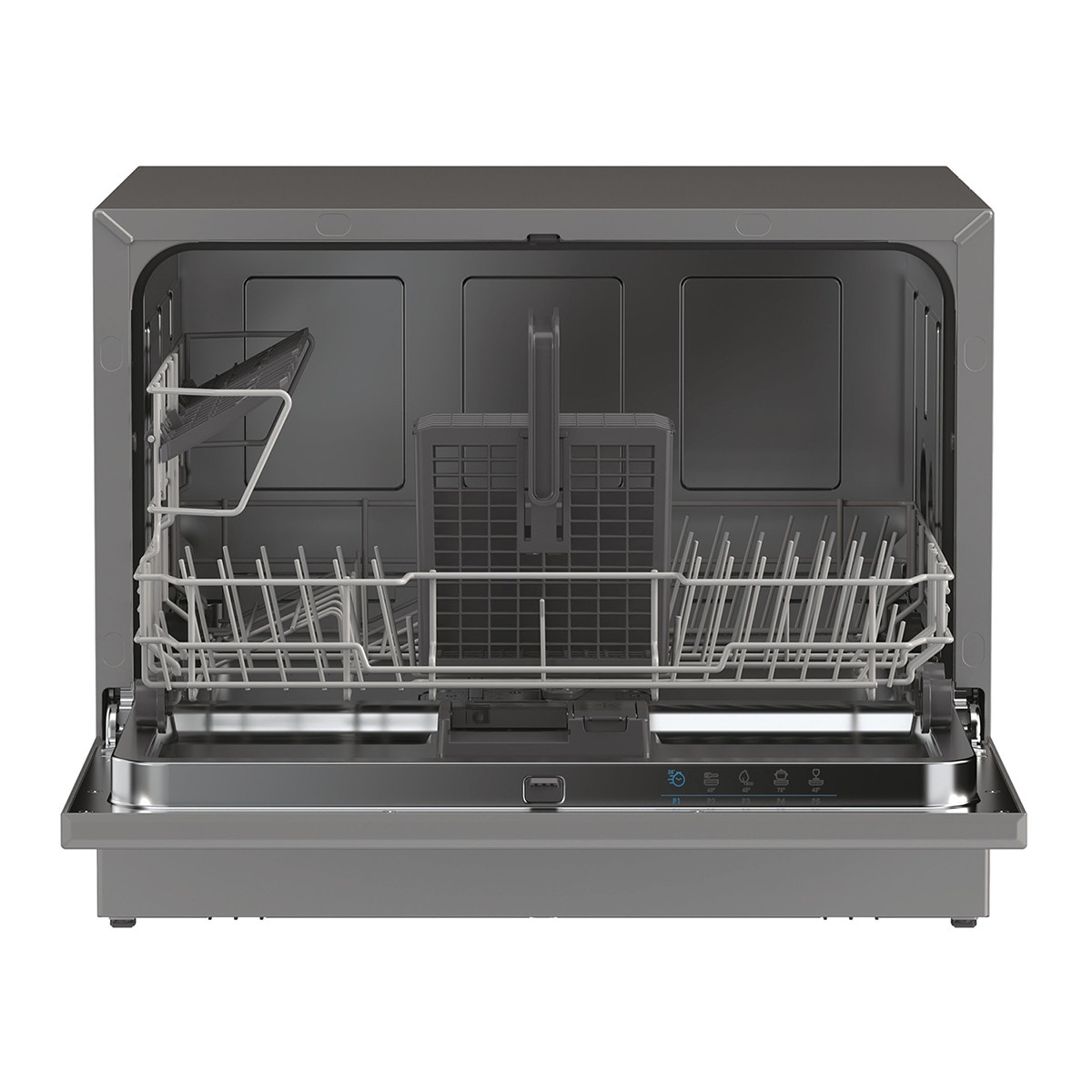 Lavavajillas compacto Candy 6 servicios, 45 cm -CP 6E51LS Inox-2