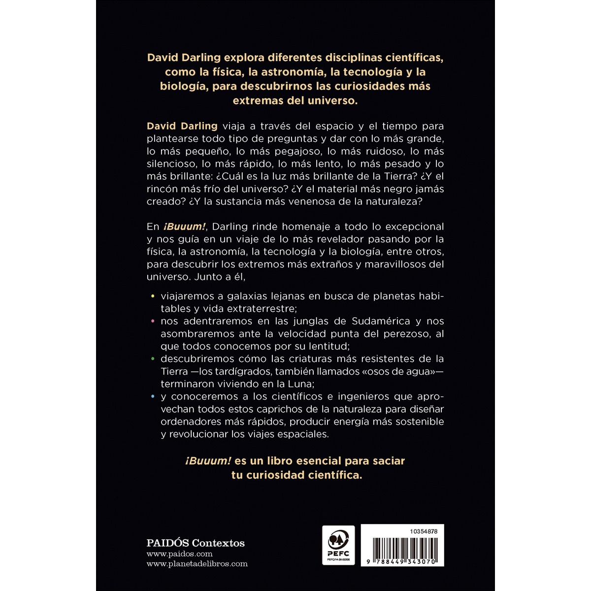 ¡Buuum!: La ciencia de los extremos (Capa mole com abas) 2