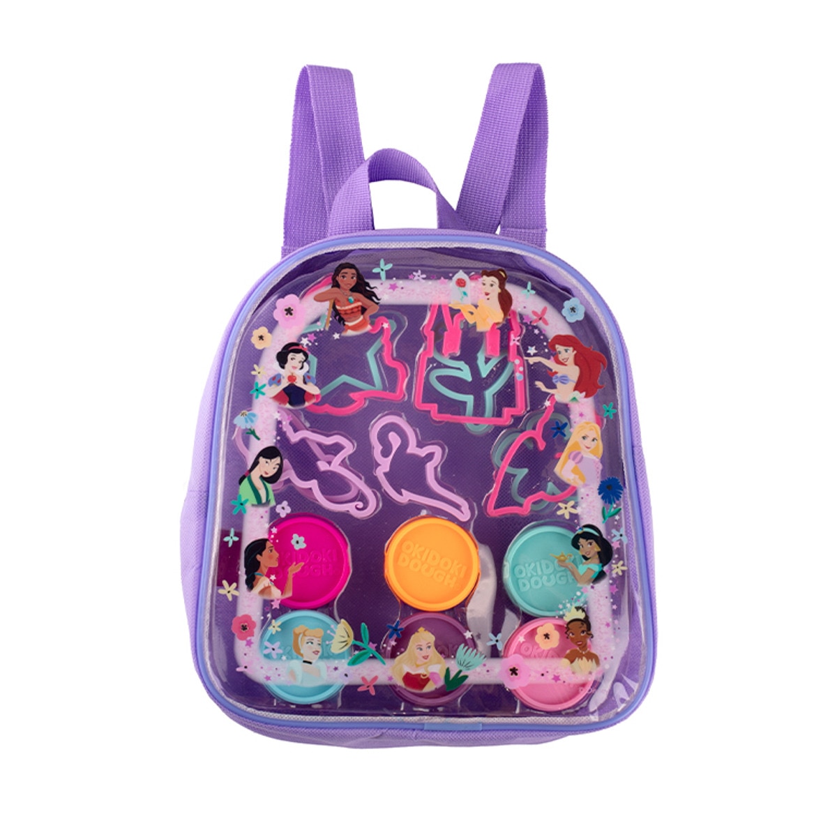 Imagen 0 de Mochila Manualidades Plastilina y Moldes Princesas Canenco
