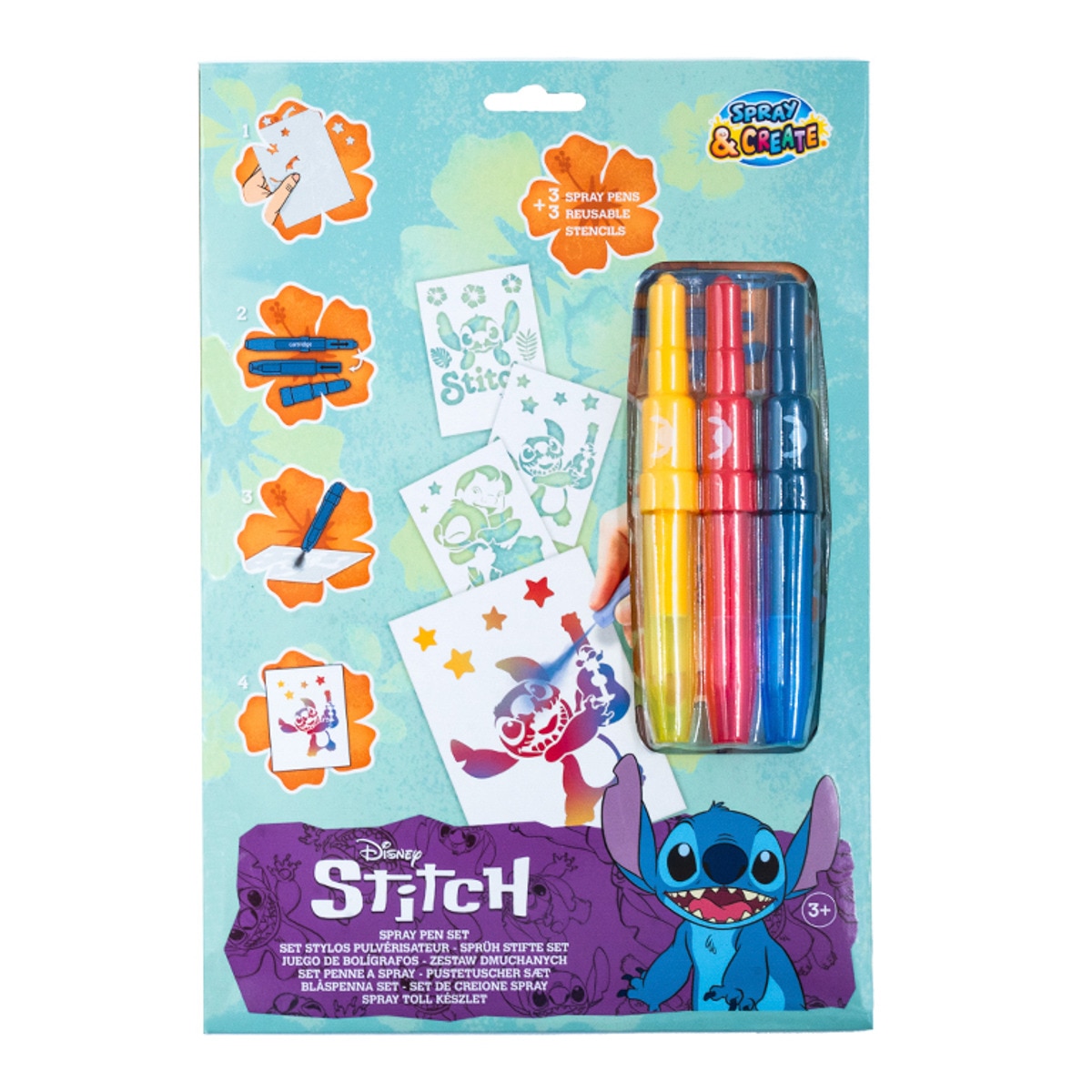 Imagen 0 de Set de Aerografos STITCH Canenco