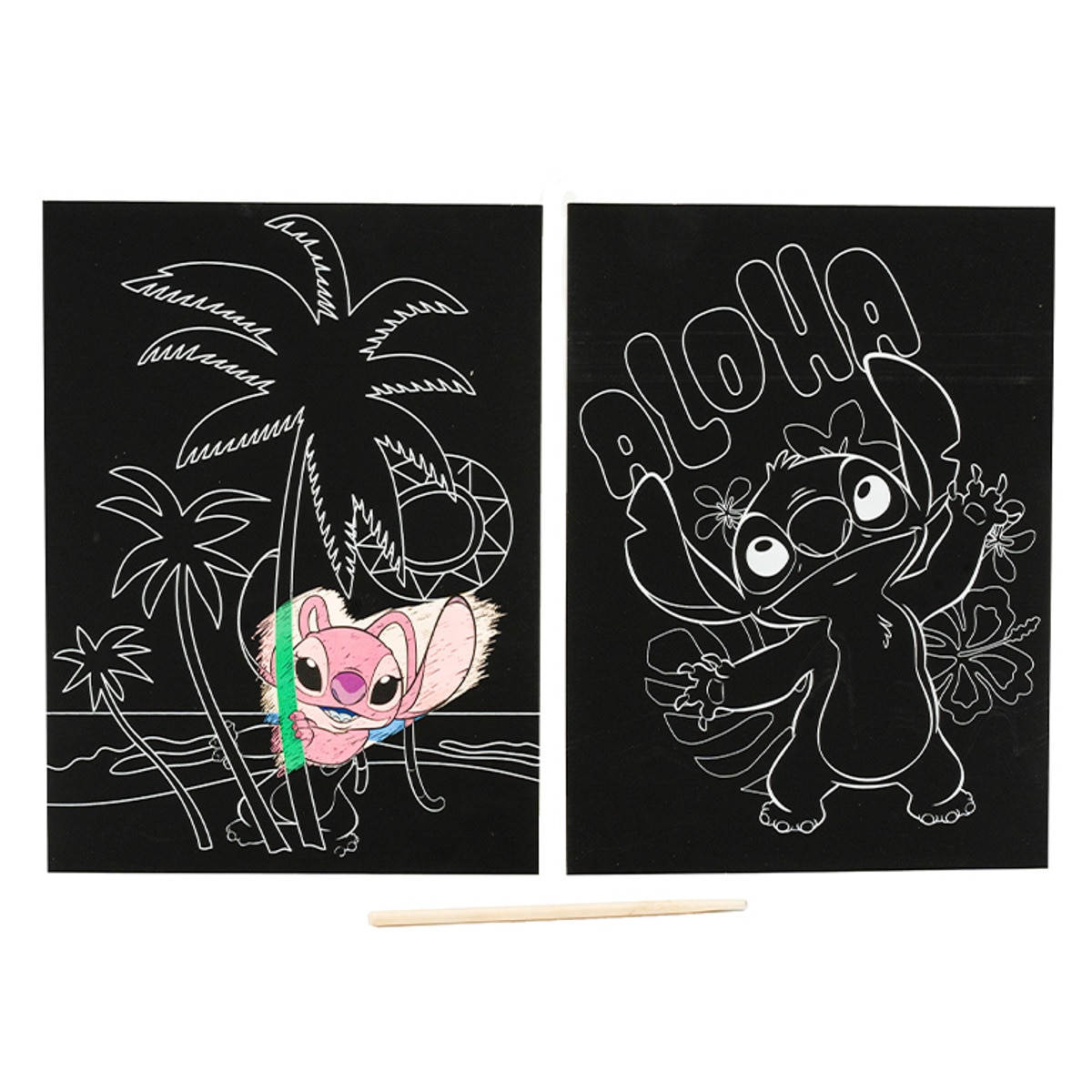 Poster Rasca y Descubre Stitch 2 ud Canenco 2