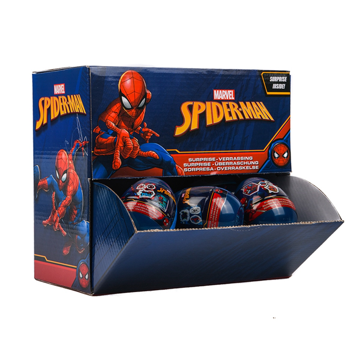 Imagen 0 de Expositor Huevo Sorpresa  Surtido Spiderman Canenco