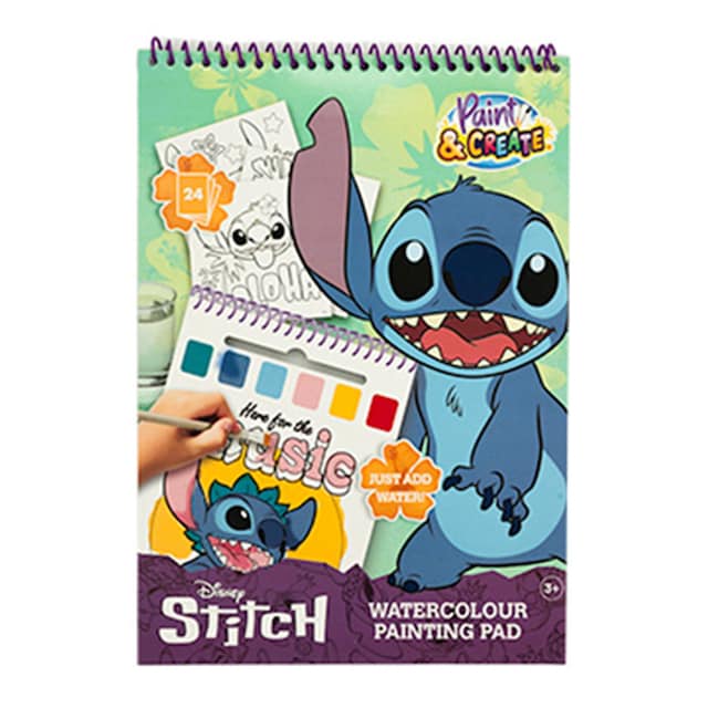 Imagen 0 de Libro de Dibujo Acuarelas Stitch Canenco