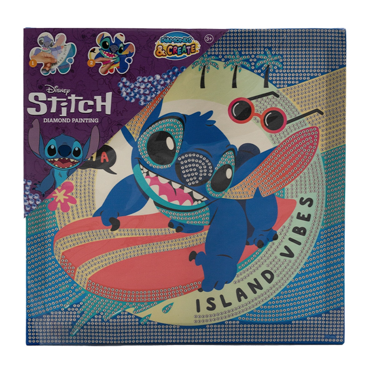 Imagen 0 de Set de Bordados Diamantes Stitch Canenco