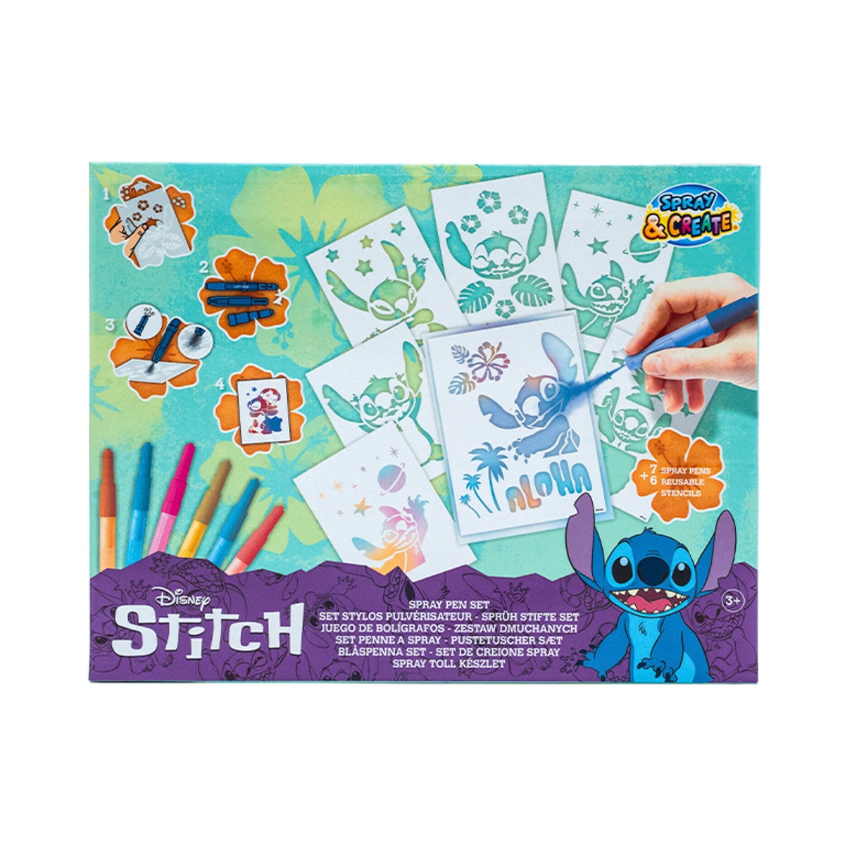 Set de Aerografo Stich Canenco 1