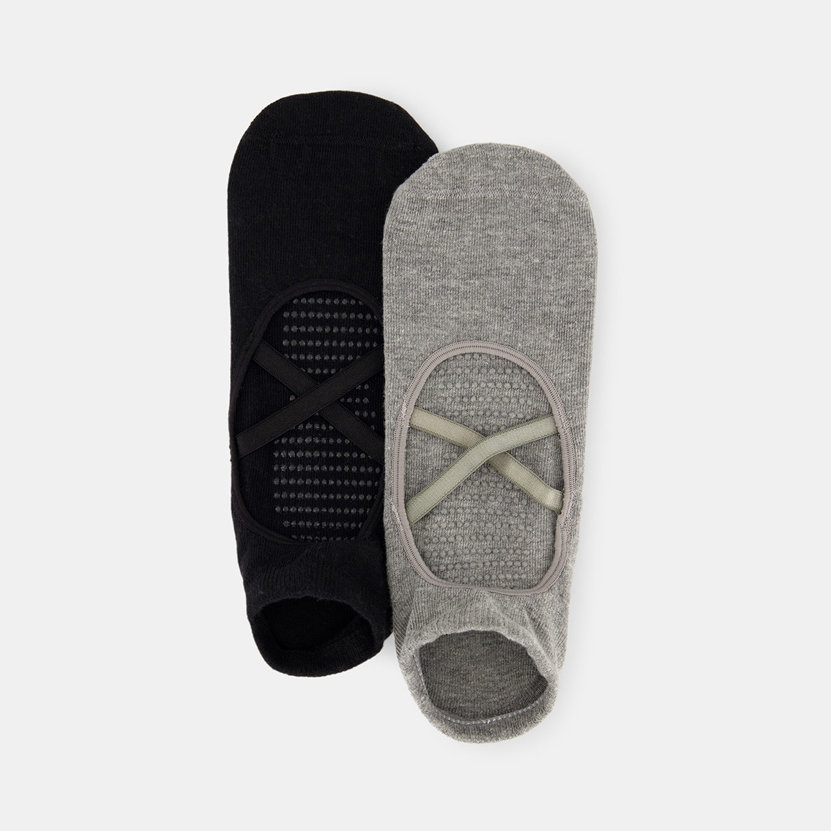 Pack 2 calcetines pilates de mujer Multicolor-1