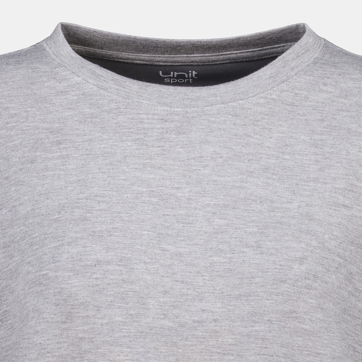Sudadera modal cuello caja de mujer Gris-5