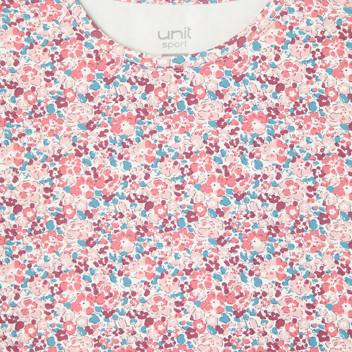 Camiseta flores niña Rosa-3