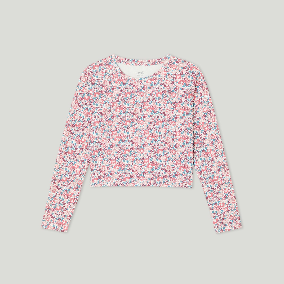 Camiseta flores niña Rosa-1