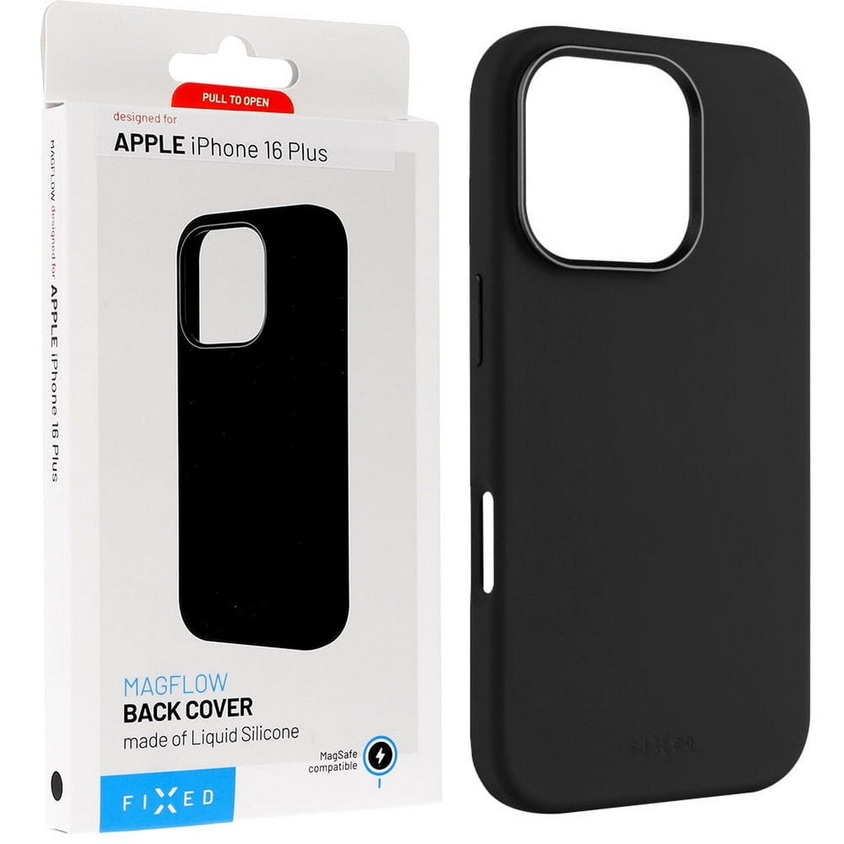 Capa Fixed MagFlow com MagSafe para iPhone 16 Plus - Preto 5