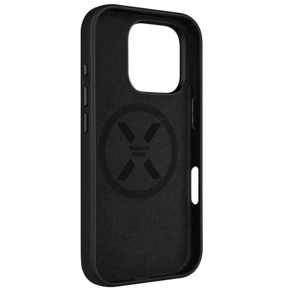 Capa Fixed MagLeather com MagSafe para iPhone 16 Pro - Preto 3
