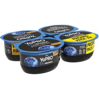 Iogurte Proteína de Mirtilo Pack 4 unidades embalagem 120 g - Yopro