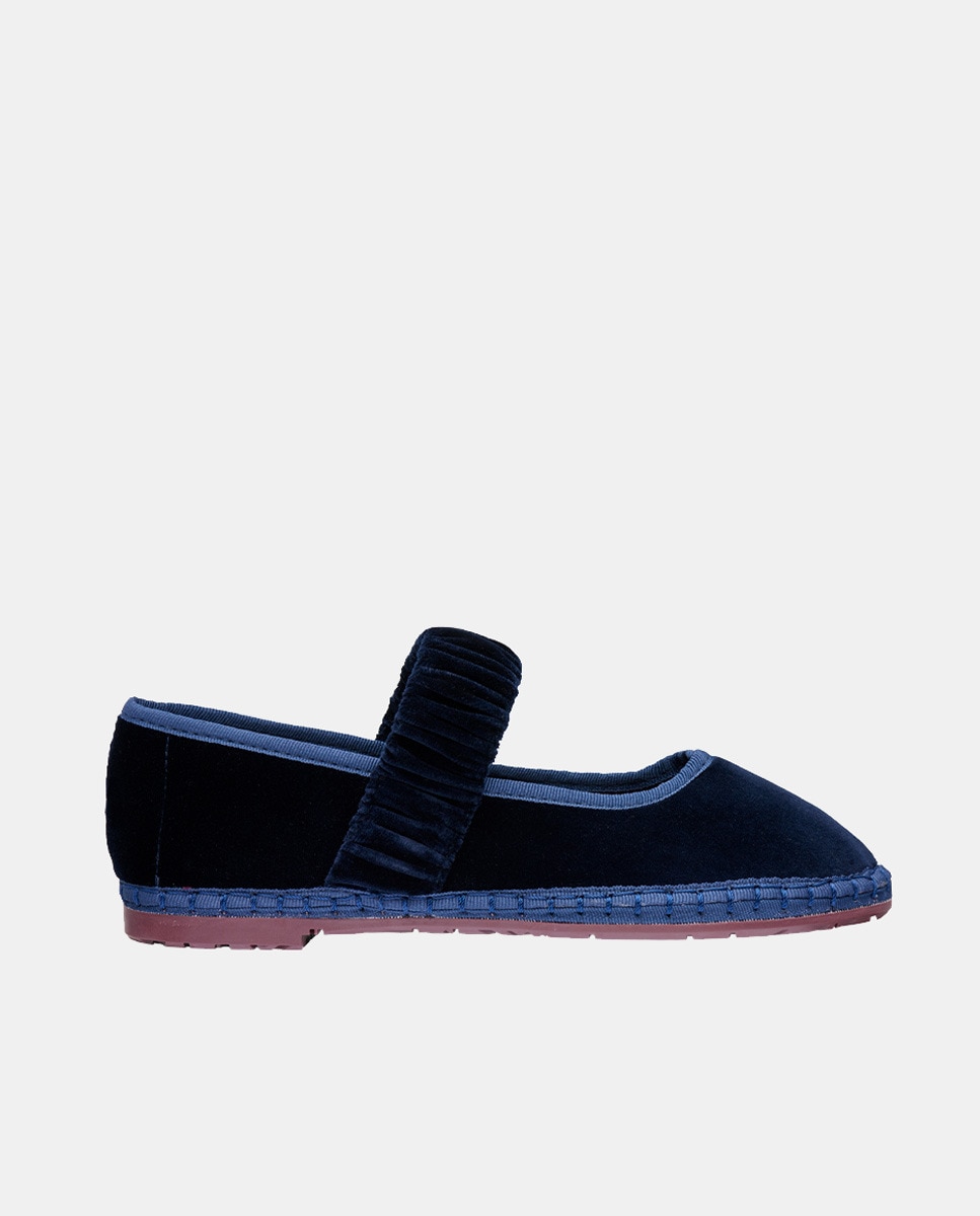 Imagem 0 de Sapatos de Presilha Mafalda em Veludo
