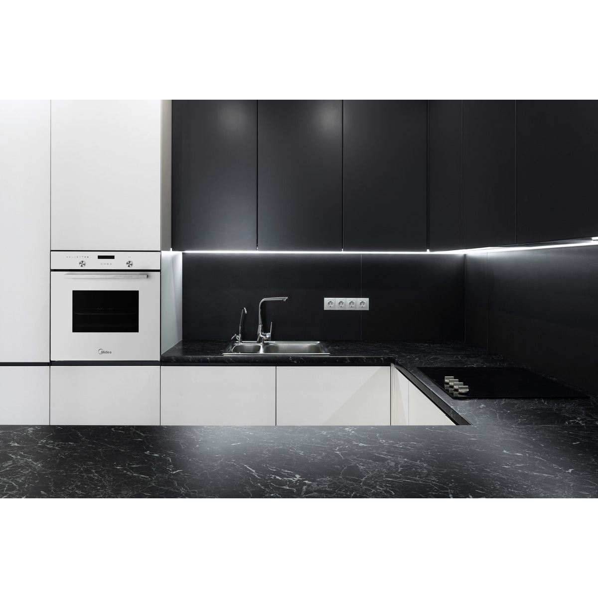 Horno multifunción MIDEA con 9 funciones - MBON5M90E5-WH 2