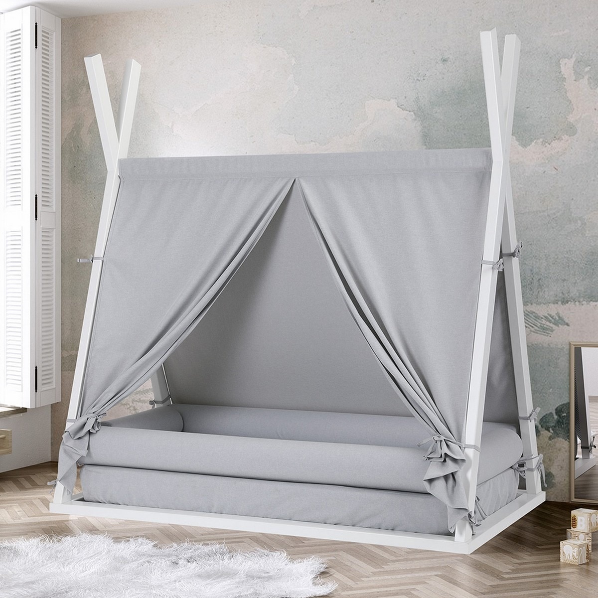 Imagem 0 de Cama Berço Teppe Branco