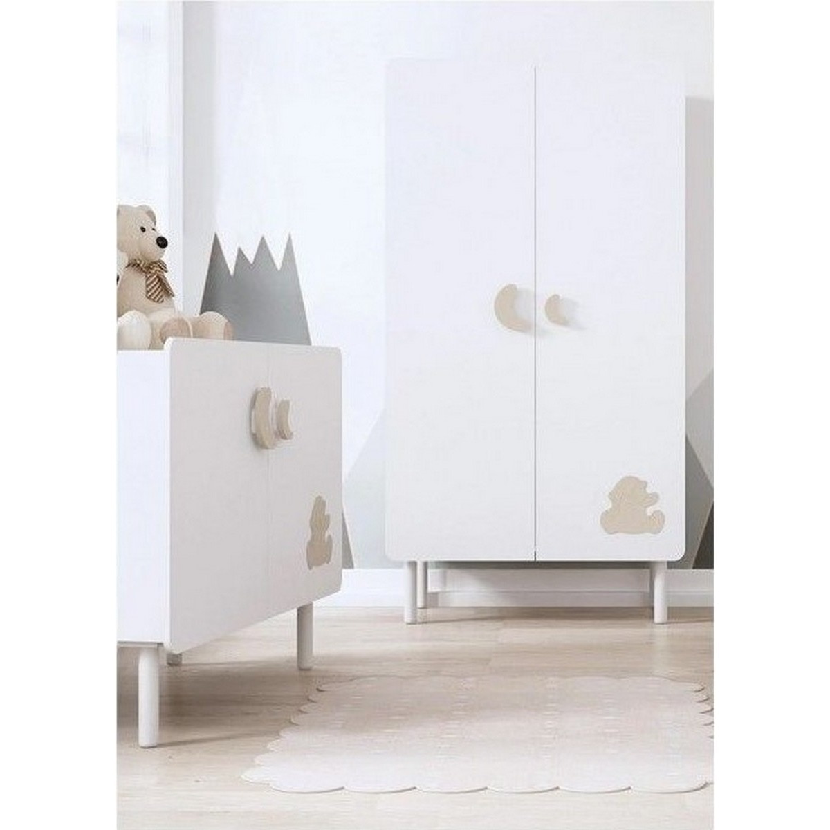 Imagem 0 de Armário Kuma Branco/Terra Claro