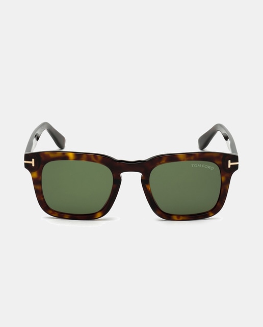 Imagen 0 de Gafas de sol de hombre Tom Ford cuadradas de acetato en color negro con lentes polarizadas