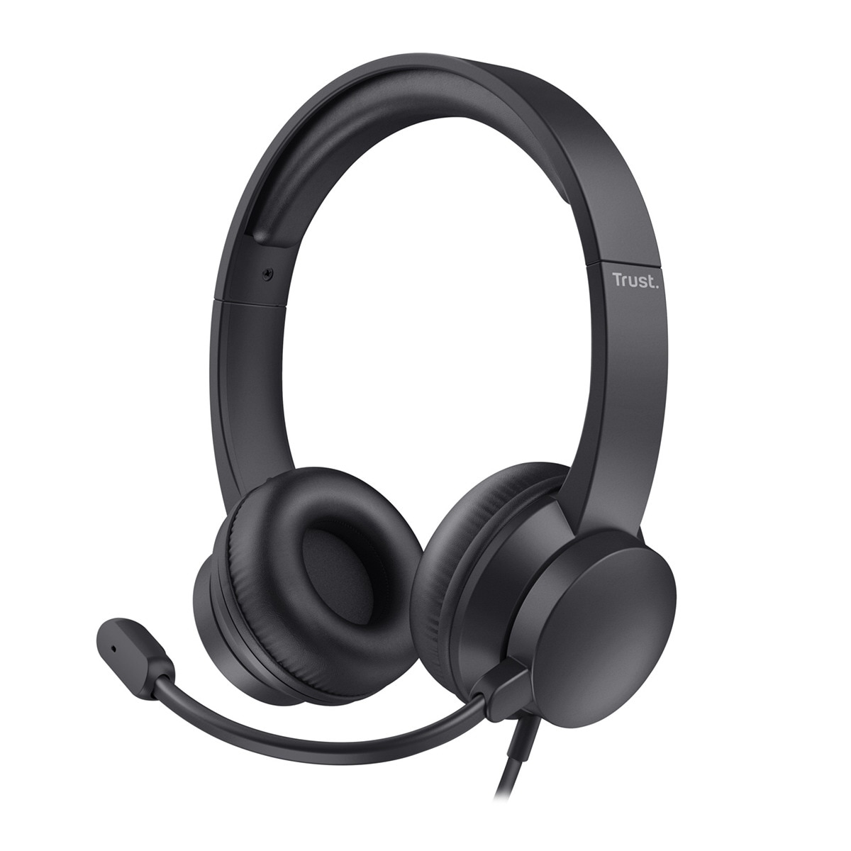 Auriculares de diadema PC USB Trust AYDA 25088 con micrófono Negro-1