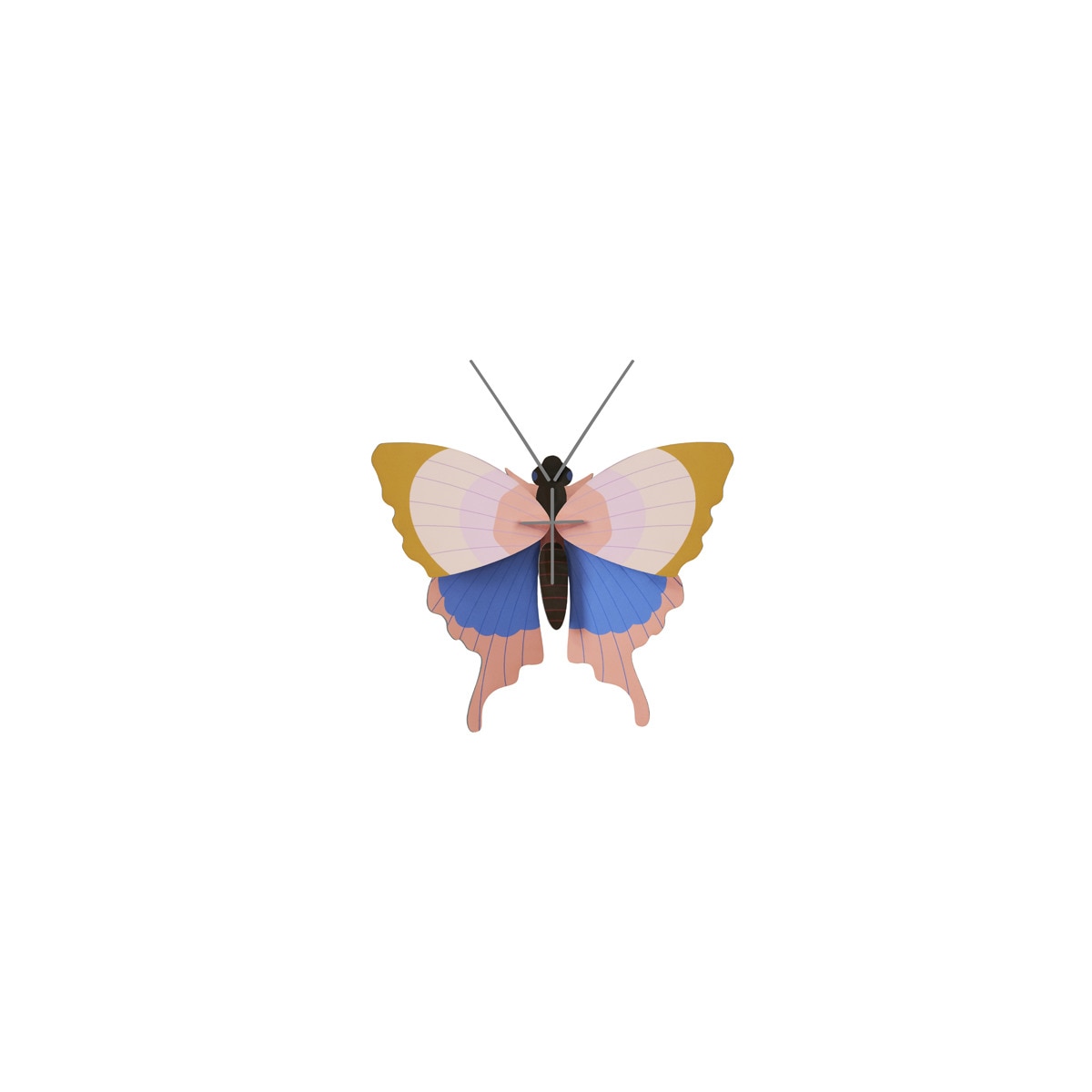 Imagem 0 de Mural em 3D Studio roof borboleta com moldura dourada