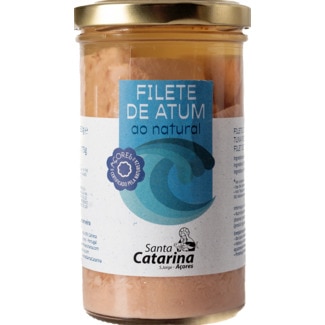 Filetes de Atum ao Natural frasco 250 g - Santa Catarina
