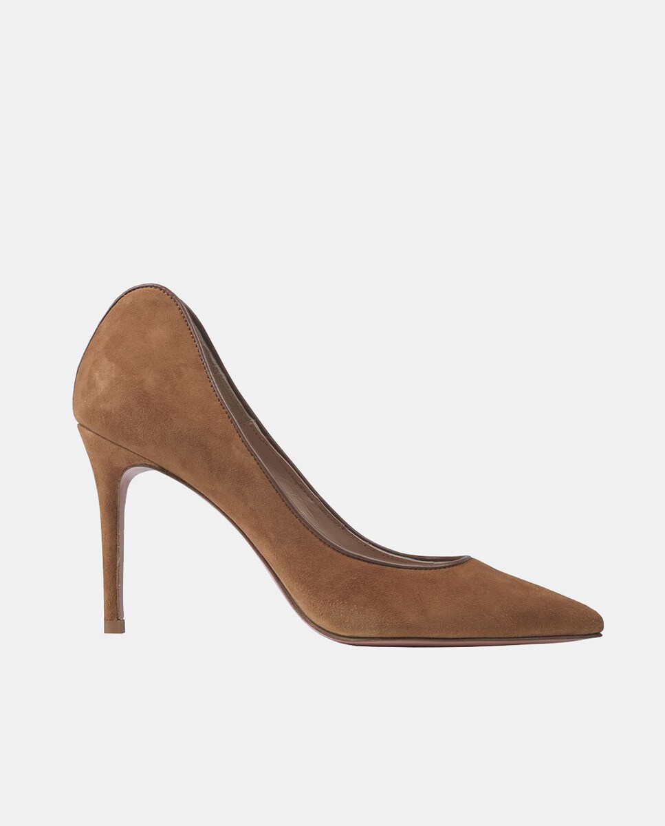 Stiletto Kate Black Suede 10 Natural-1