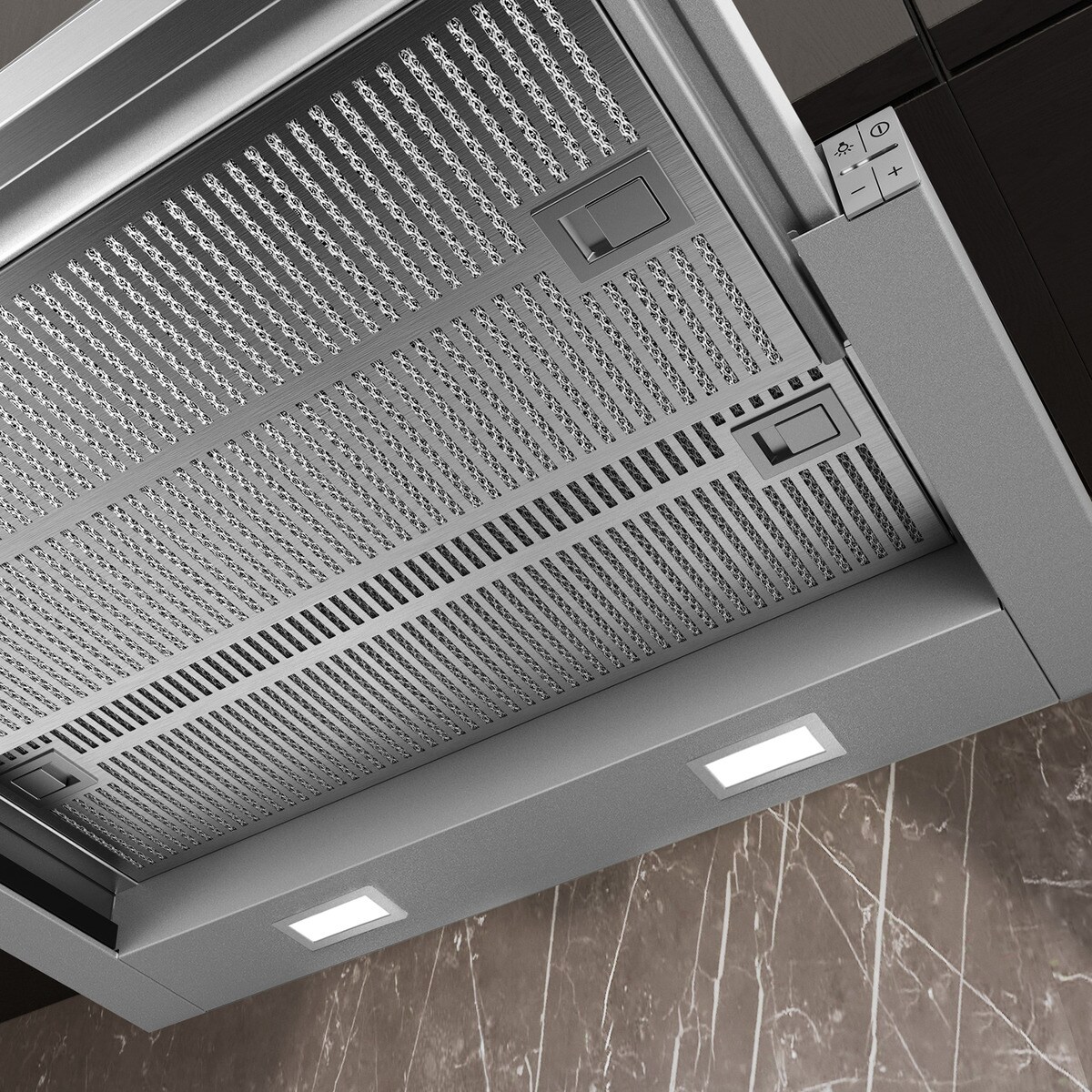 Exaustor Telescópico Encastrável Siemens iQ300 LI67SA531 com 4 Velocidades e de 60 cm - Metálico Prateado Aço-6