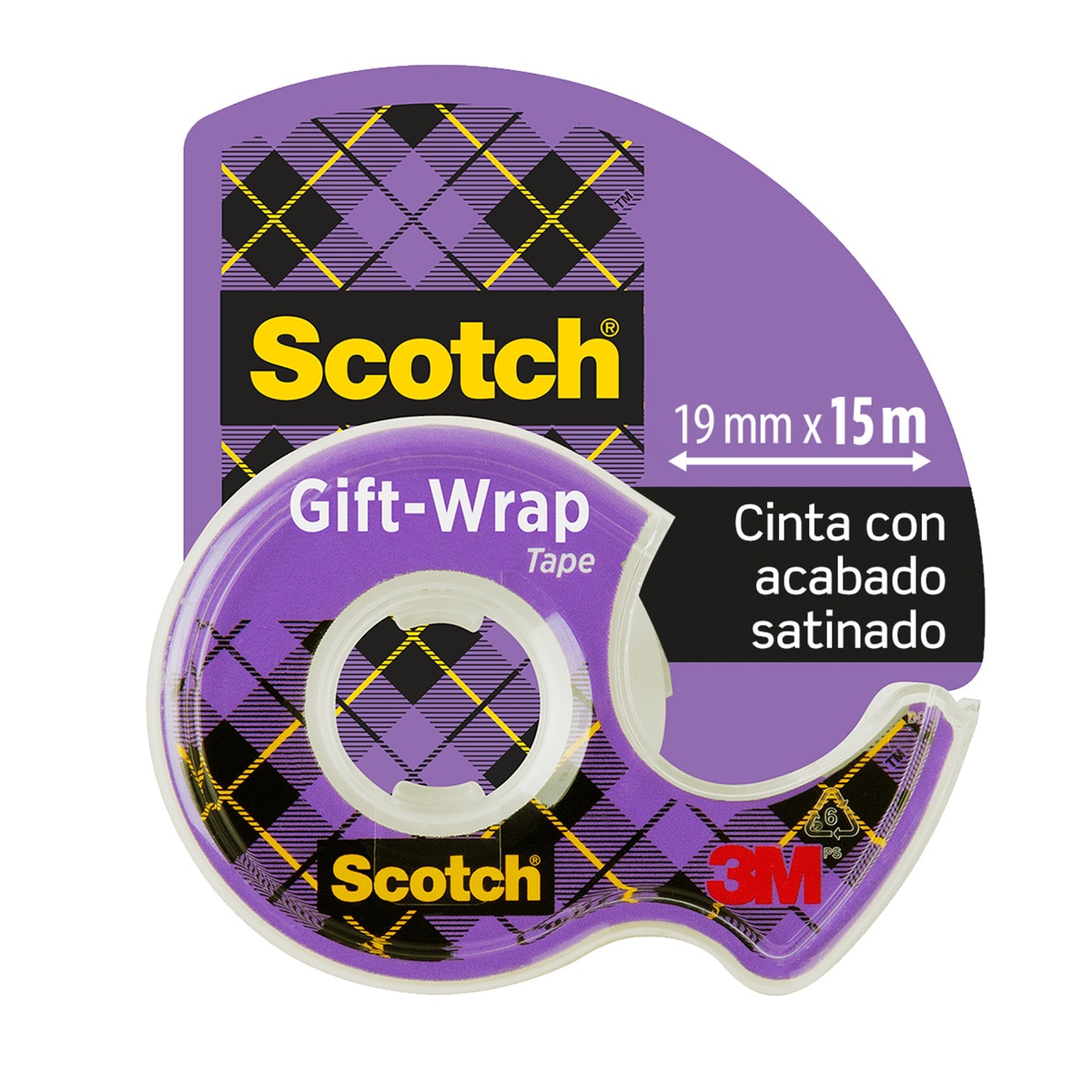 Imagem 0 de fita acetinada para envolver presentes 19 mm x 15m Scotch
