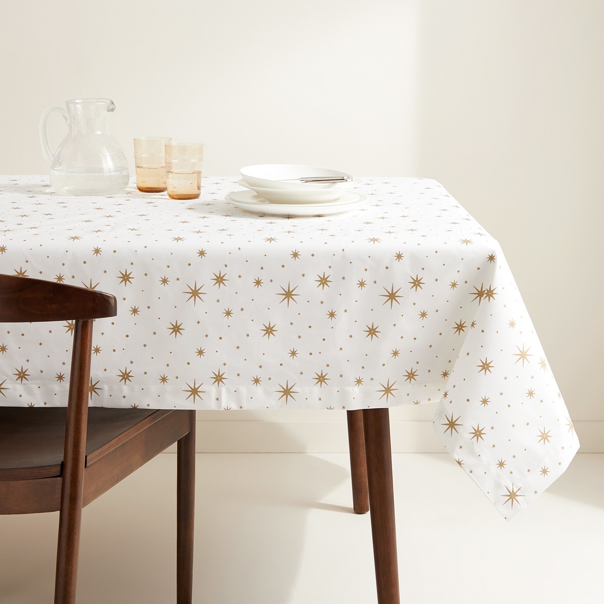 Mantel antimanchas resinado Lyra El Corte Inglés Oro-1