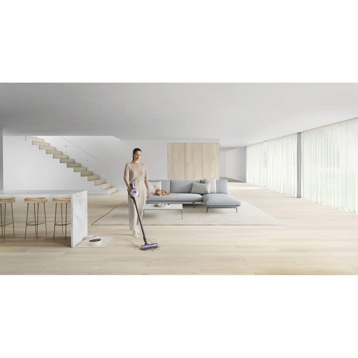 Aspirador de escoba recargable Dyson V8 advanced con Ciclones 2 Tier Radial? 3