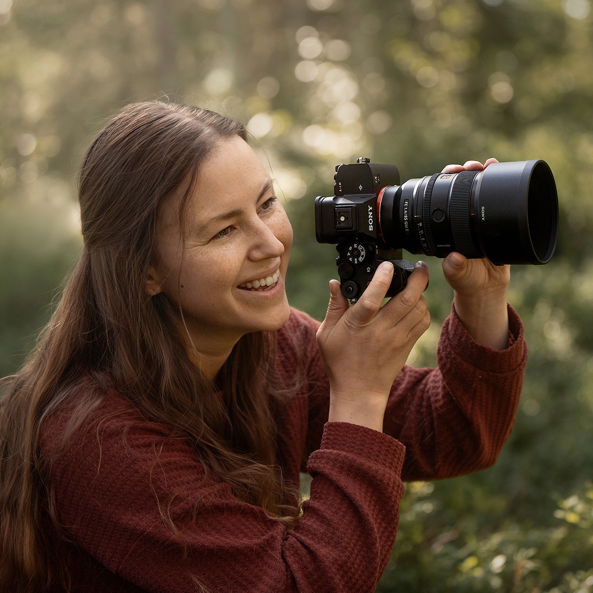 Objetivo Sony FE 85mm F1.4 GM II para Sony tipo E Negro-4