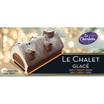 tarta helada casita de Navidad vainilla, chocolate y caramelo estuche 800 ml 8 porciones