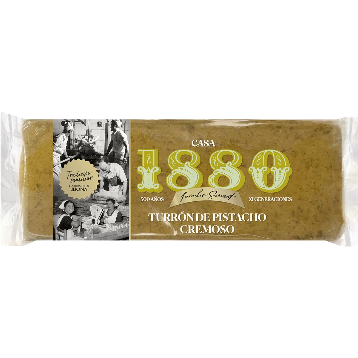 turrón de pistacho cremoso tableta 230 g