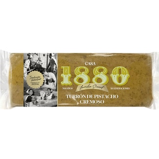 turrón de pistacho cremoso tableta 230 g - 1880