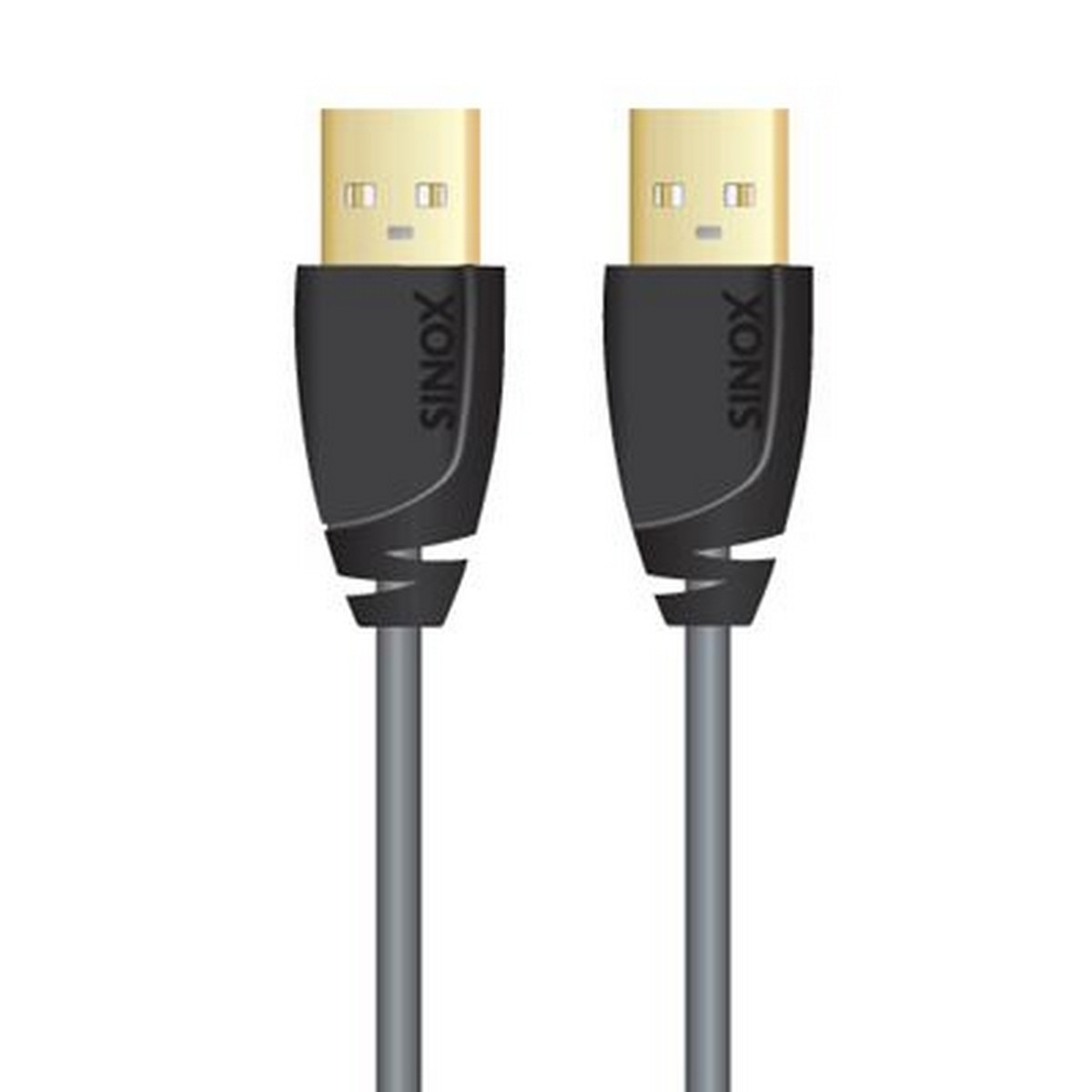 Imagem 0 de Cabo Sinox USB-A para USB-A 2m - Preto