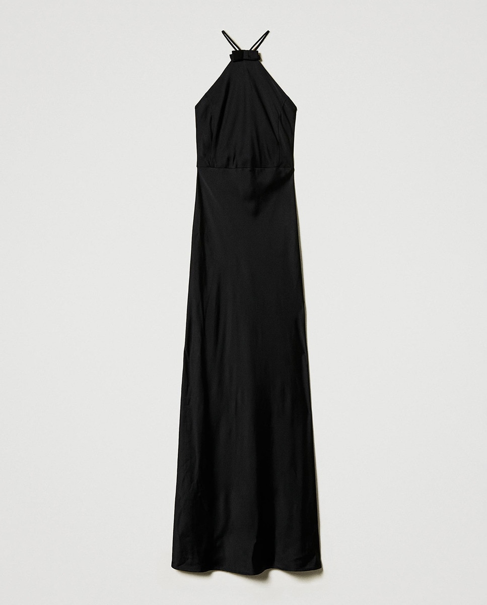 Vestido Halter Preto-5