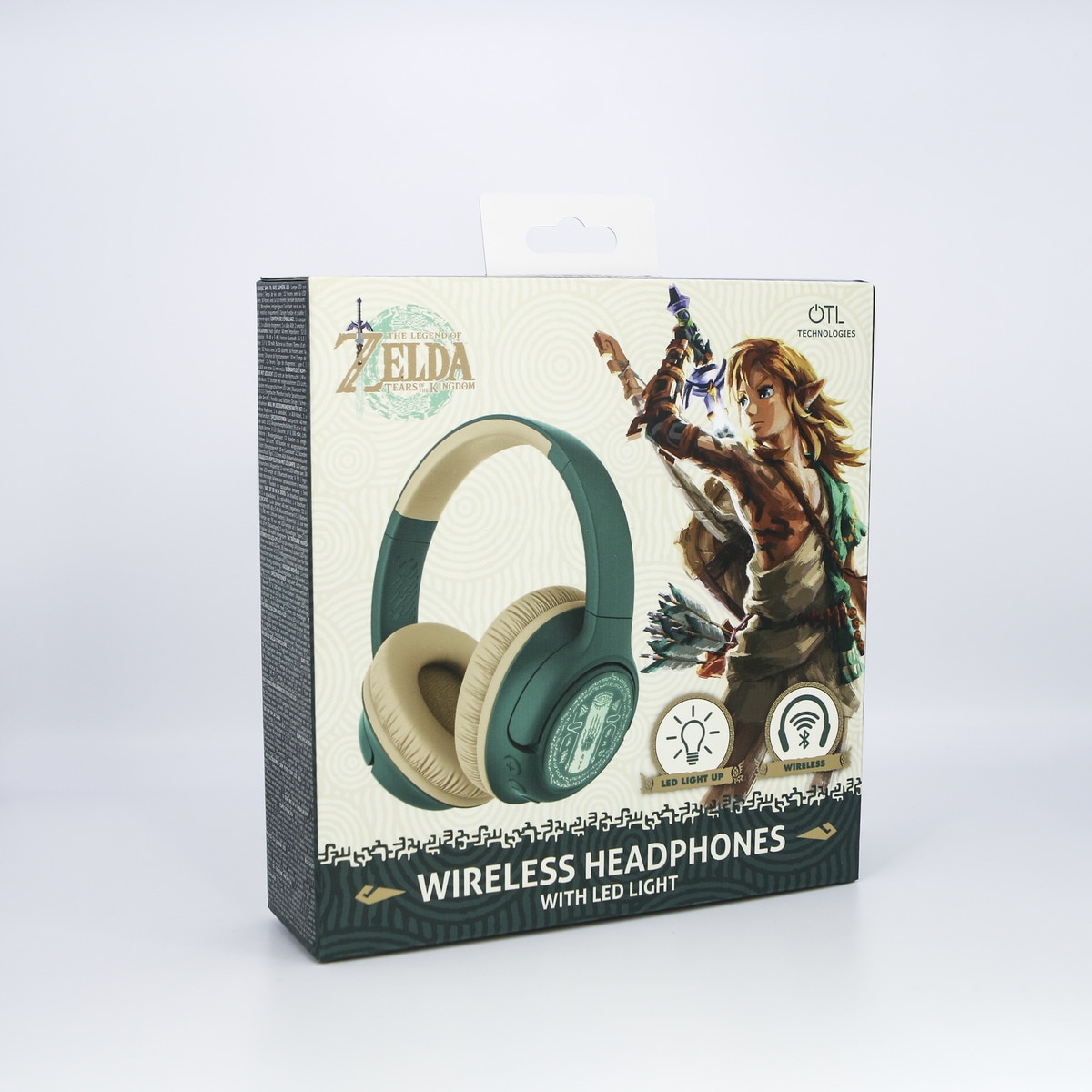 Auriculares Bluetooth com led Zelda Tears of the Kingdom 3