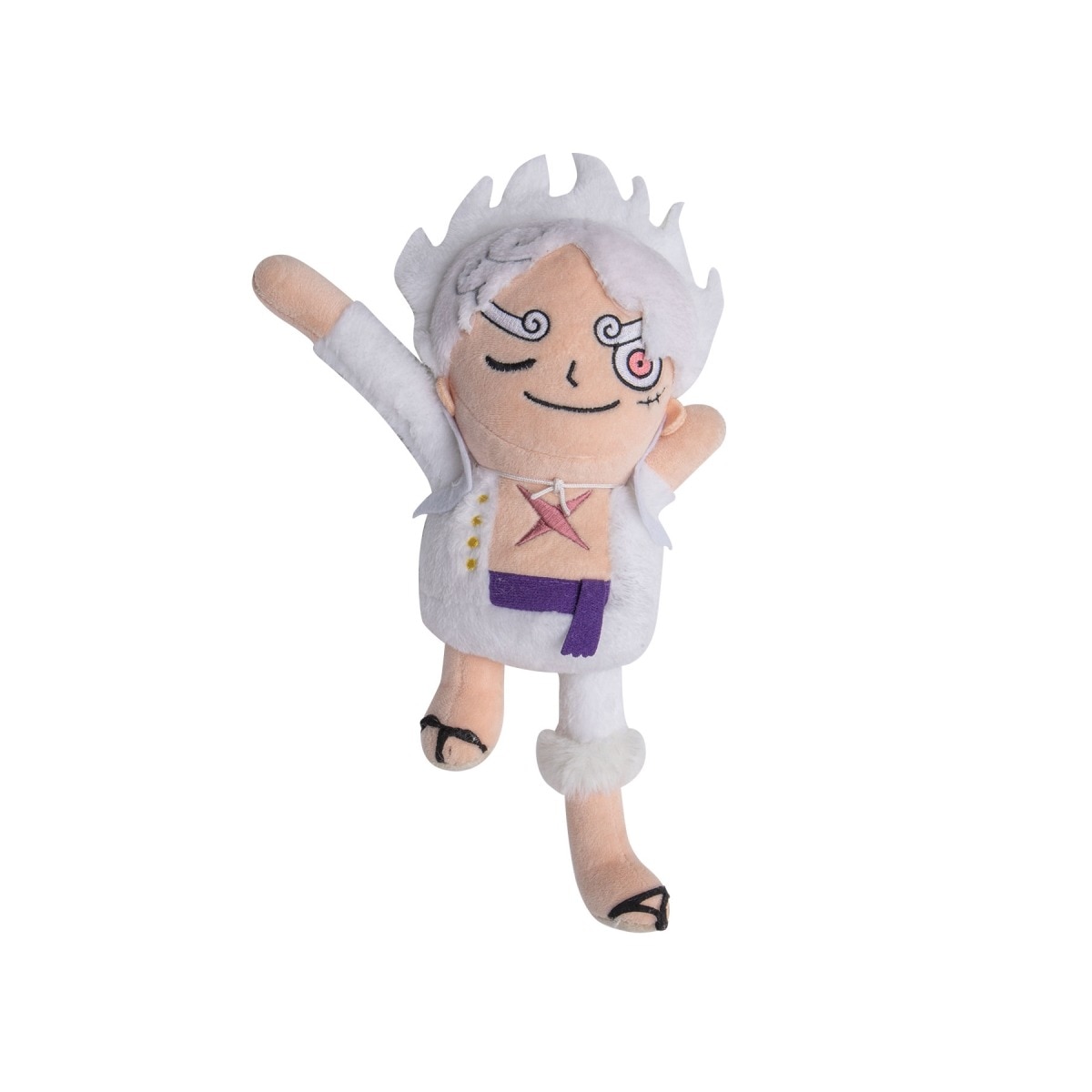Peluche Luffy Gear 5 elástico One Piece 4