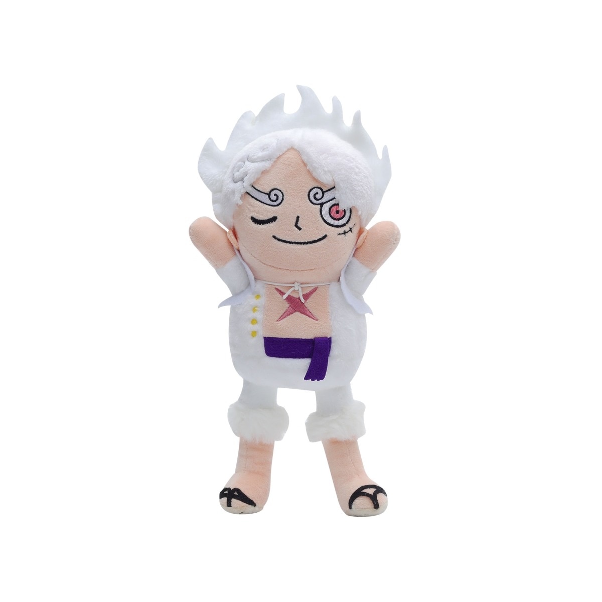 Peluche Luffy Gear 5 elástico One Piece 3