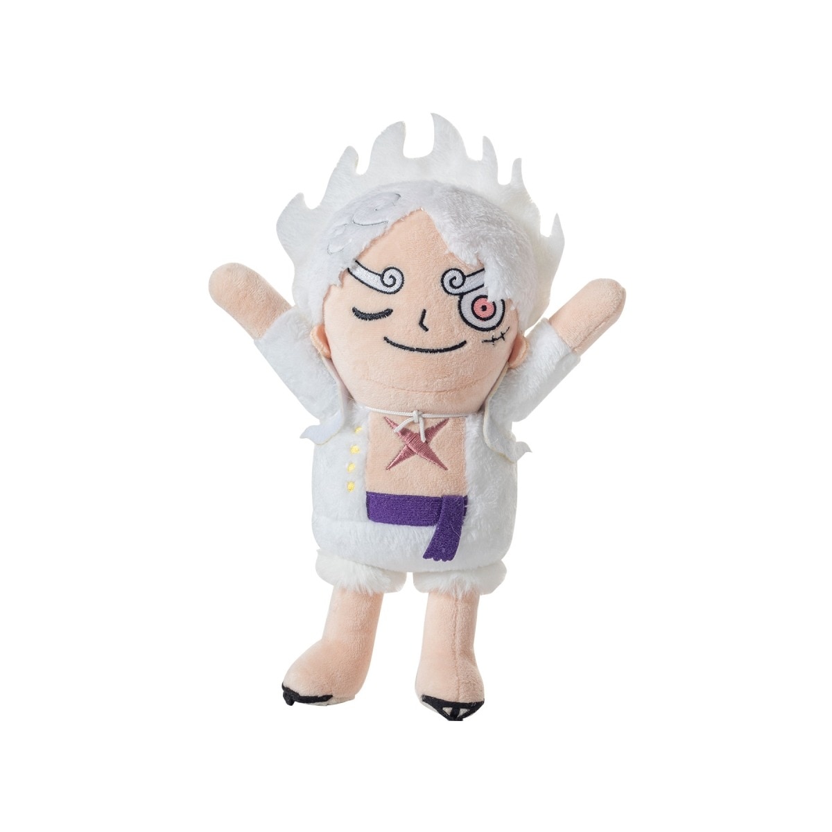 Peluche Luffy Gear 5 elástico One Piece 2