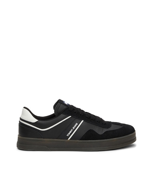 Imagen 0 de Zapatilla de hombre de piel con logo Tommy Jeans