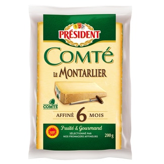 Queijo Comté Le Montarlier unidade 200 g - Président