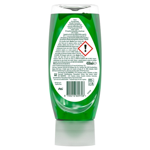 maxi power concentrated washing up liquid cold cleaner bottle 450 ml
