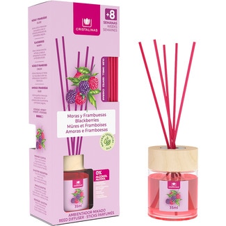 ambientador mikado aroma moras y frambuesas envase 40 ml - Cristalinas