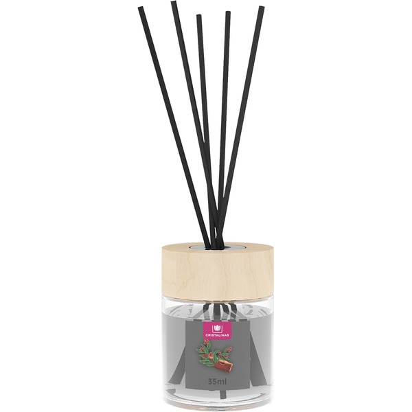 Sandalwood and cedar air freshener sticks 0% alcohol flask 40 ml