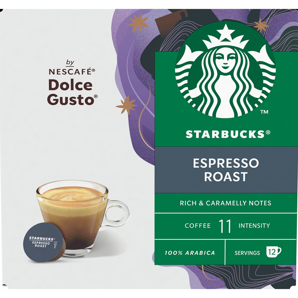 Café Espresso para Dolce Gusto Intensidade 11 embalagem 12 cápsulas
