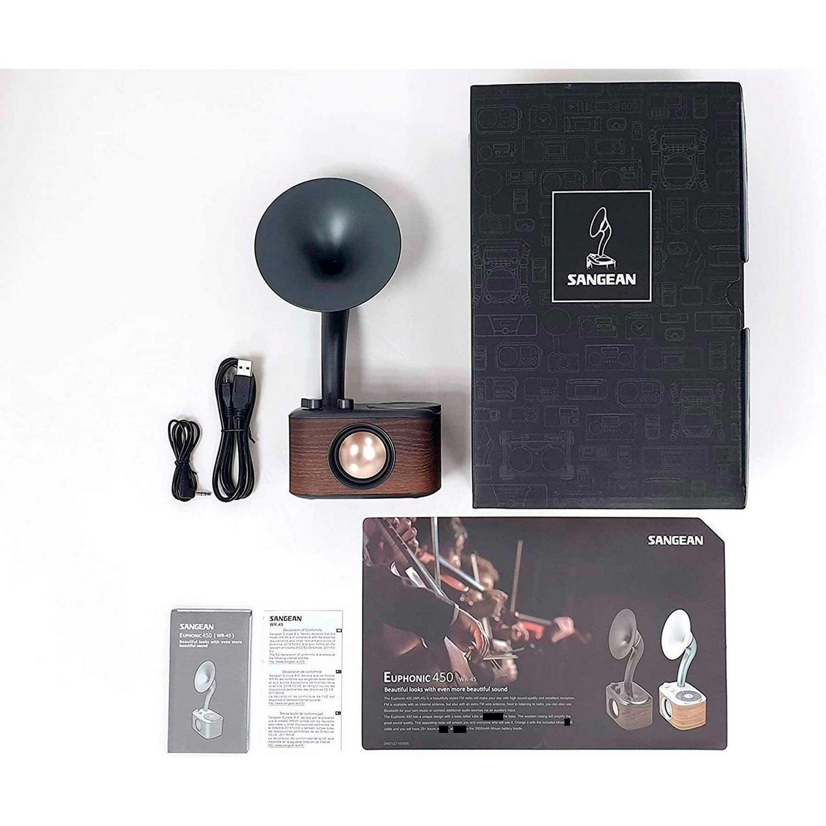 Rádio Portátil Sangean Chopin WR45 - Preto 3
